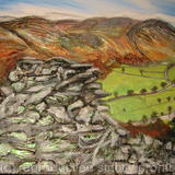  " Lake District " - mixed- media on canvas